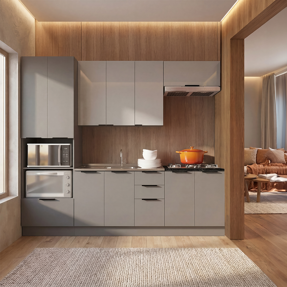 Cozinha Modulada 5 Peças 10 Portas 4 Gavetas Lumina Telasul