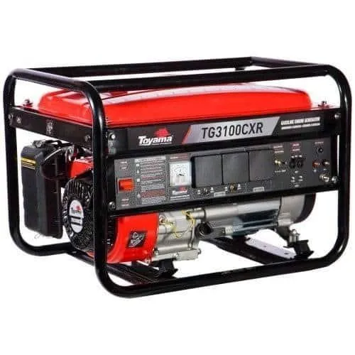 Gerador de energia 3,1 kva a gasolina partida manual bivolt – TG3100CXR – Toyama